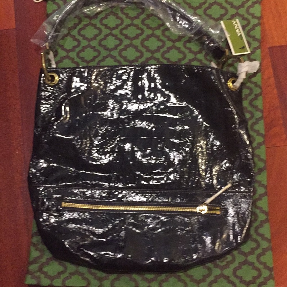 Yany Leather Hobo bag (black)